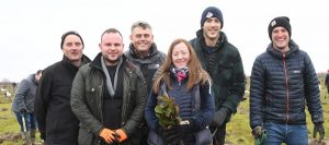 Julia Bradbury Joins Premier Paper For Their Annual Tree Planting Day With The Woodland Trust