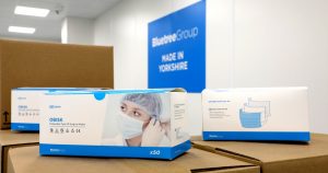 Printing giant Bluetree Group first to manufacture industry standard surgical masks in the UK