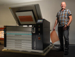 Colin Le Gresley Aztec Label counts the time and cost savings six months on from Fujifilm Flenex investment