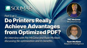 Do printers really achieve advantages from optimised pdf