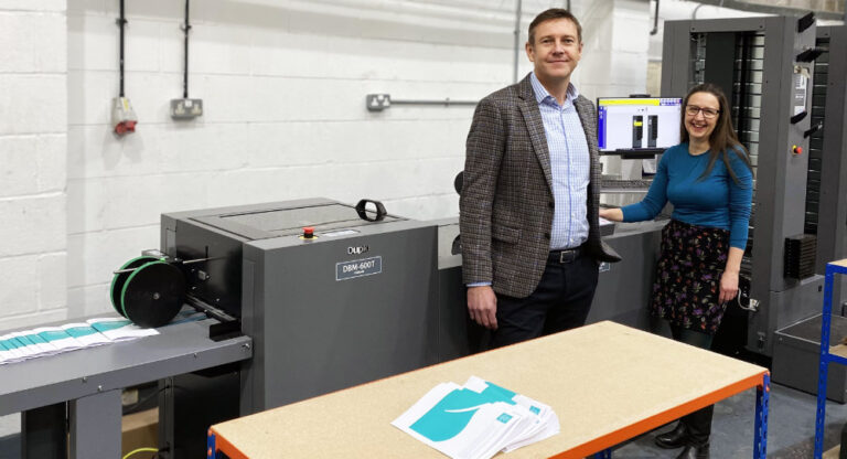 Duplo Booklet System at SF Taylor - Simon Young and Gill Britain