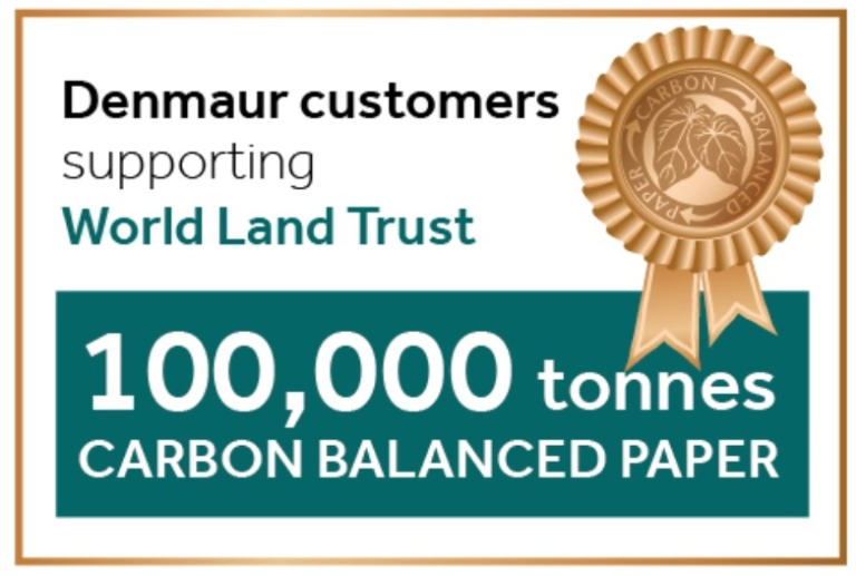 Celebrates landmark achievement of 100000 tonnes of Carbon Balanced Paper