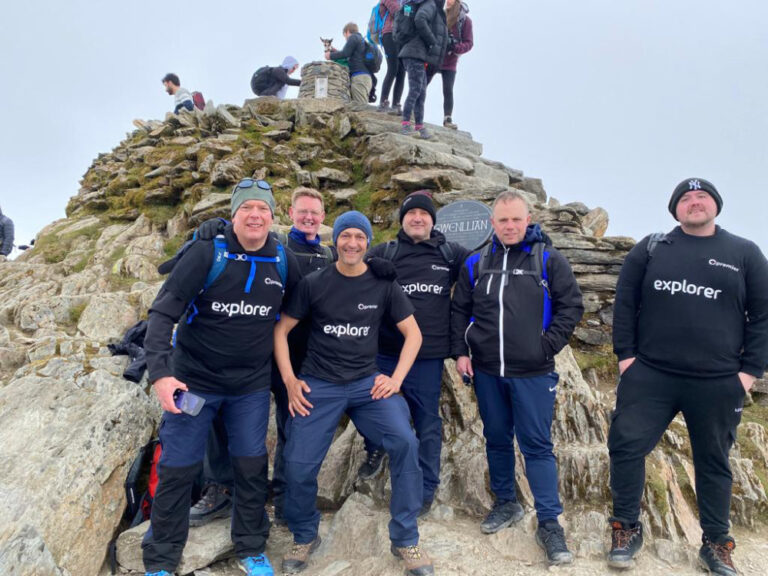 Premier Staff Staff Reach New Heights top of Snowdon