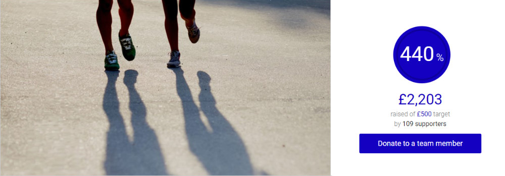 The Antalis JustGiving page