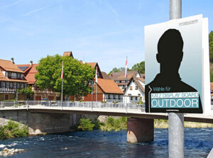 Outdoor display boards