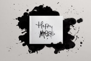 Happy Mess_top_sinlgebookcover_ink