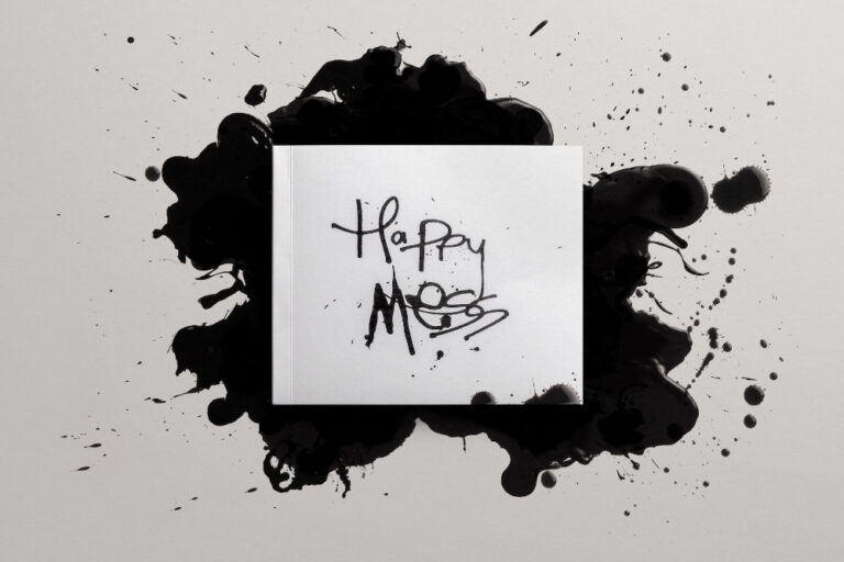 Happy Mess_top_sinlgebookcover_ink