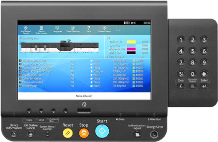 TASKalfa Pro 15000c Control Panel