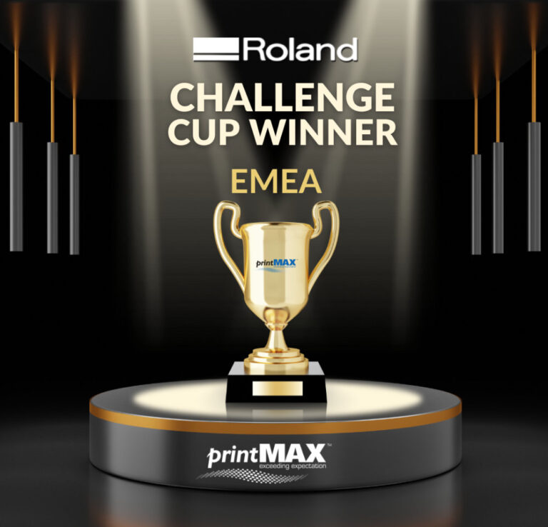 printMAX win Roland EMEA Challenge Cup