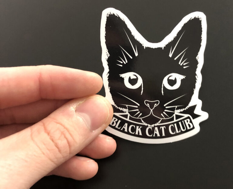 Stickershop - Black Cat Club