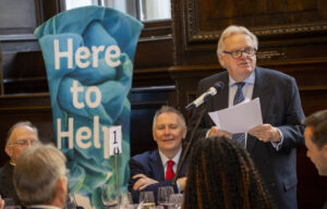 Guests enjoyed a keynote speech from the charity’s 2023 President Michael Grade CBE, Lord Grade of Yarmouth