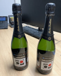 Konica Minolta Digital Printer Awards bottles