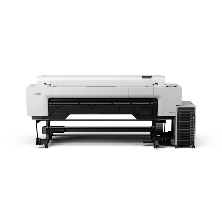 The new 64-inch SC-P20500 includes a number of enhancements such as a 12-colour inkset with orange, green and violet and a switchable black-enhanced overcoat mode