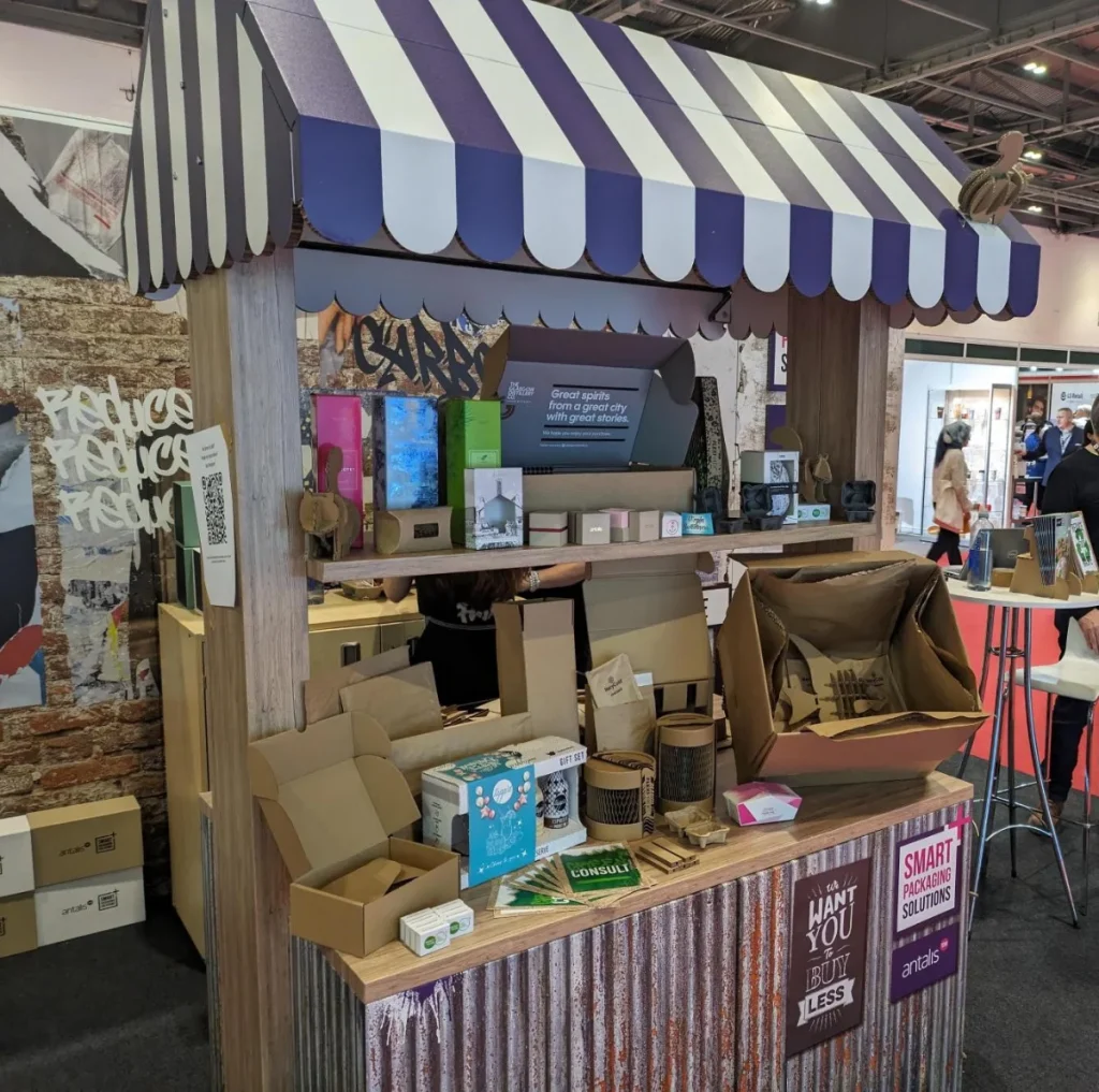 The 'market stall' has been donated to Maplewell Hall School in Woodhouse Eaves, Leicestershire, which specialises in preparing SEN students for adulthood