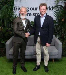 Thomas Kurz, Head of Sales Newspaper, Fujifilm Europe and Andre Fokkema, Director Printing at DPG Media
