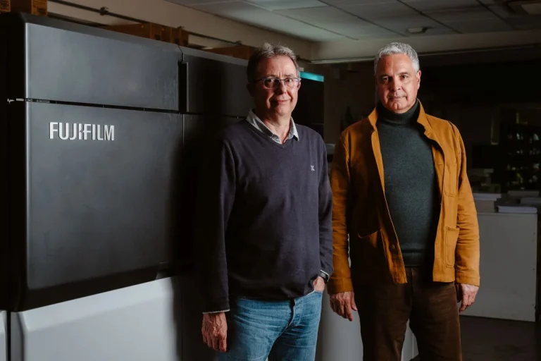 (L to R) Jean-Michel Chapeliere, print manager of Val-PG and Yann Madec, Owner of VAL PG