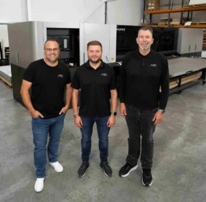 (From left to right) Ricky Snell, Head of Operations EMEA, Ross Snell Vice President, EMEA and Darren Moorhouse, Head of Sales, EMEA, Arc Technologies