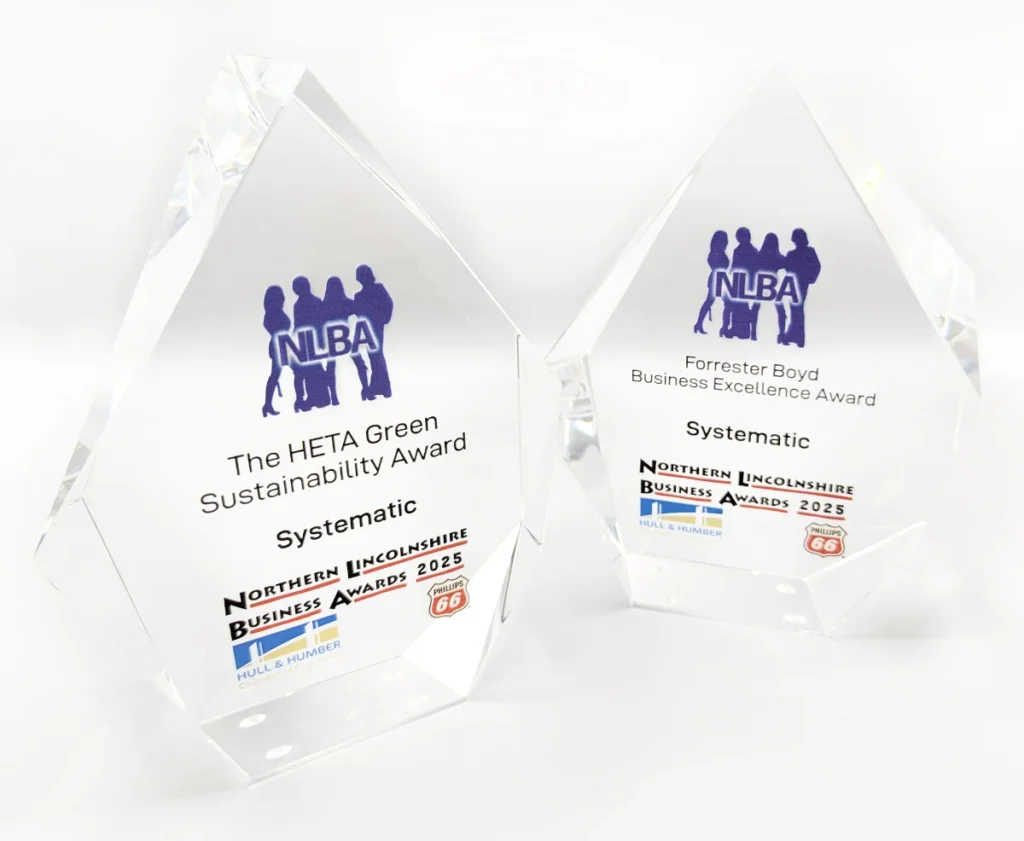 Awards Image - Systematic at the Northern Lincolnshire Business Awards