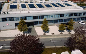 Bishops Printers aerial view
