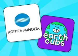 Konica Minolta partners with Earth Cubs to support the ‘Happy Happy Minds’ of young children