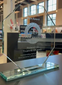 Roland DG TrueVIS XP-640 Wins Pick Award from Keypoint Intelligence for Highest-Rated Printer