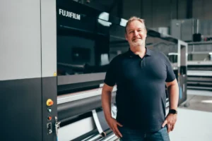 (Above and below) Heiko Moss, Managing Director, LOGO-Werbetechnik GmbH says that since the installation of the Acuity Ultra R2, the business has seen a significant improvement in both the quality and speed of its large format prints