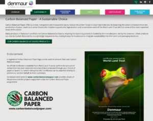 denmaur celebrates carbon balanced paper week with dedicated campaign across digital platforms