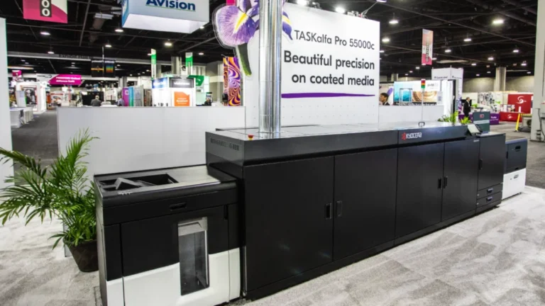kyocera showcased full inkjet portfolio at printing united 2025