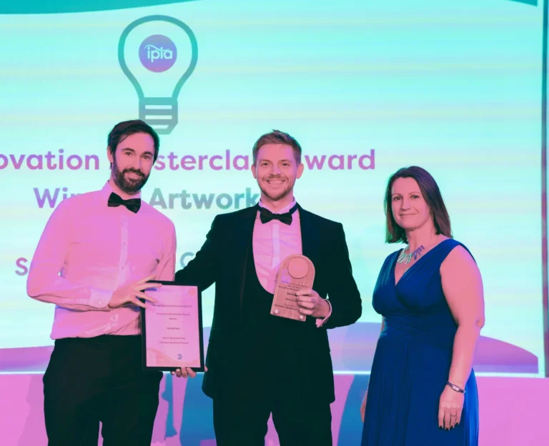 innovation masterclass award winner l to r recipient artworker's jack harley and nate duckworth