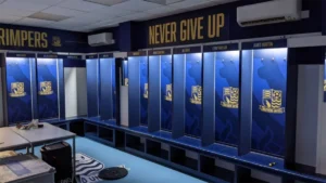 solopress designs and prints southend united’s new changing rooms 2