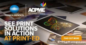 konica minolta and acpme announce print‑ed 2026 to support the evolving needs of modern in‑house print and creative teams