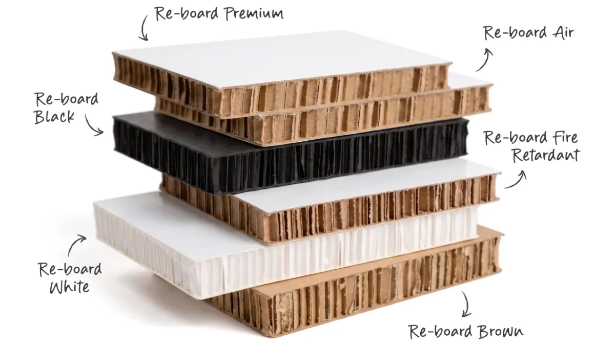 stacks of re board sheets